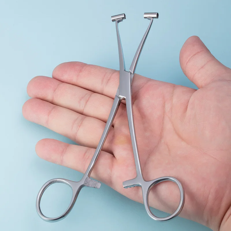 1PC Surgical Steel Piercing Needles Tube Plier Tool Forceps Safety Tweezers Navel Nose Septum Tragus Ear Piercing Jewelry Clamp