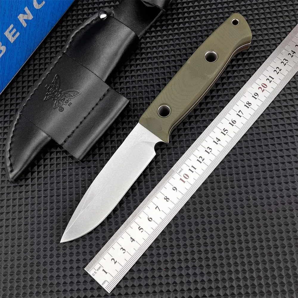 

EDC Кемпинговые инструменты BM 316, нож с фиксированным лезвием, острое лезвие D2, ручка G10, портативные тактические ножи для выживания на открытом воздухе, спасательная оборона