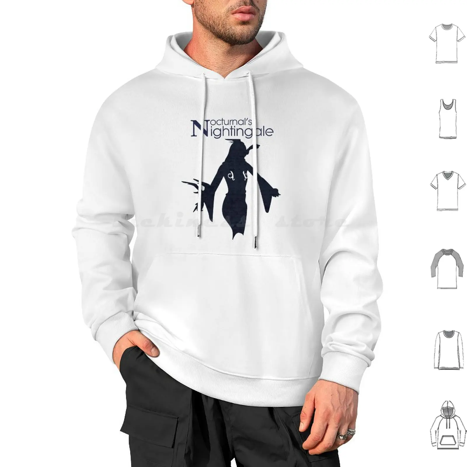 Nocturnal's Nightingale Hoodies Long Sleeve Skyrim Nightingale Nocturnal Daedric Prince