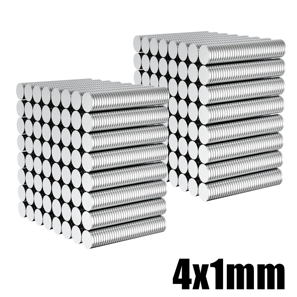 100/300 Pcs 4x1 mm Mini Small Neodymium Magnet 4mm x 1mm NdFeB Round 4*1 Super Powerful Strong Permanent Magnetic Disc 4x1mm