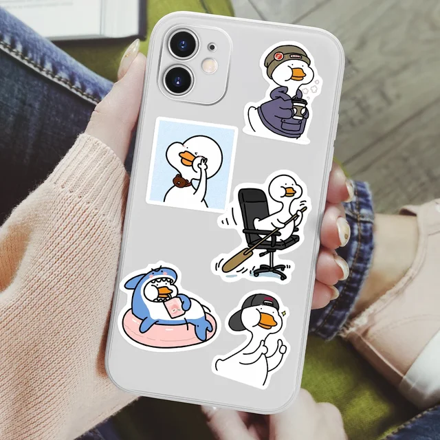 Funny Cartoon Duck Waterproof Stickers DIY Phone & Laptop
