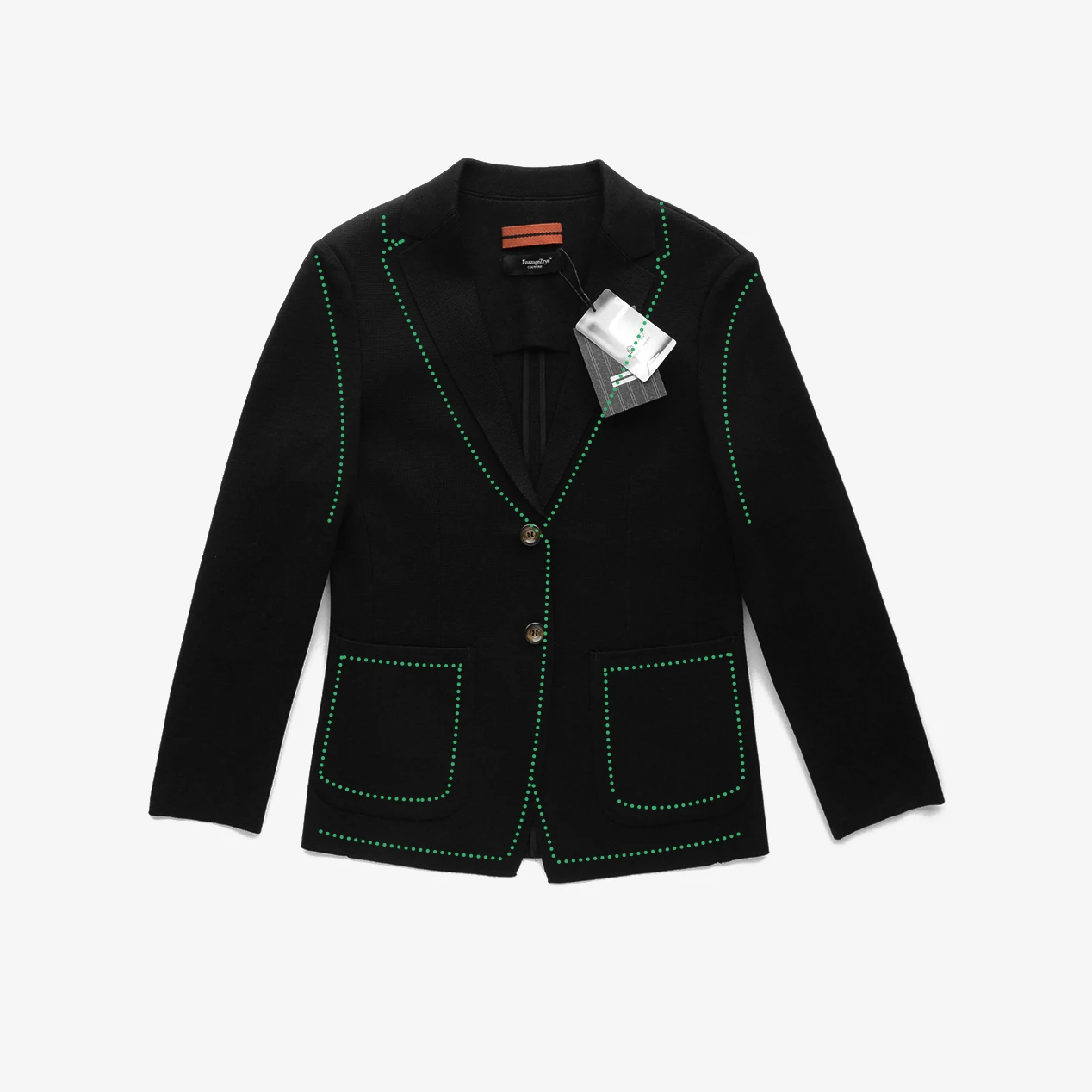 

Men's Knitted Wool Blend Casual Suit Stand Fit Faion Urban Sle Spring Season Two Button Single Row Notch Lapel Coat