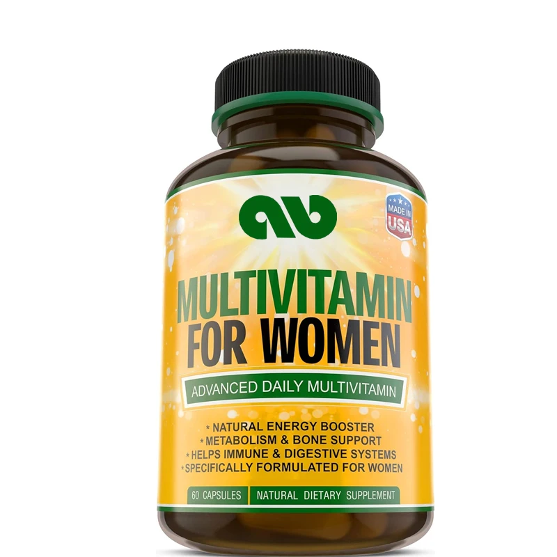 

Women's multivitamin supplements. Immune and female support+antioxidants and natural enhancers. Non GMO, gluten free,60 capsules