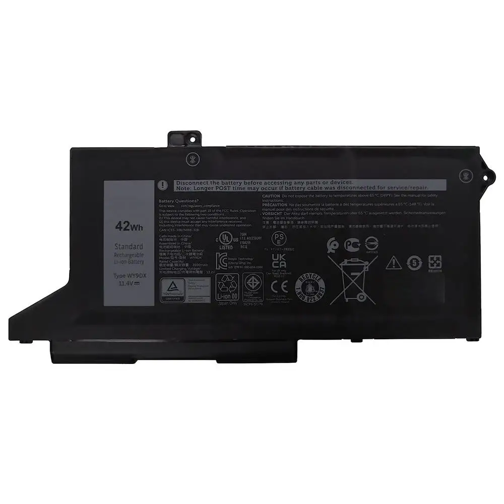 Imagem -03 - Brandnew Genuíno Original Wy9dx 11.4v 42wh Bateria do Portátil para Dell Latitude 5420 5520 Precisão 15 3560 Rj40g 01k2cf 075x16