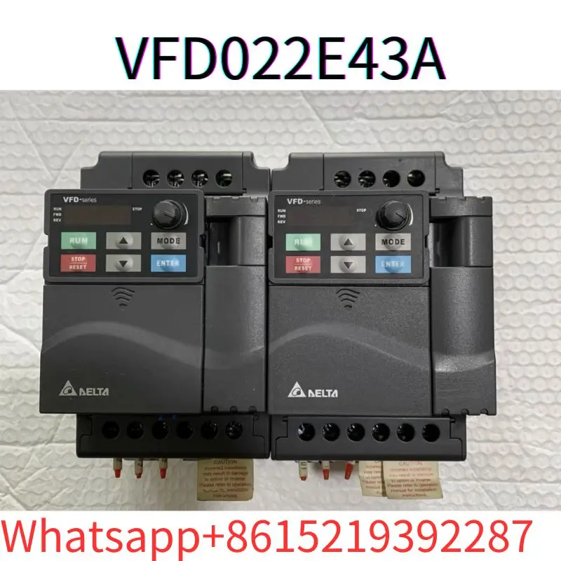 second-hand Frequency converter VFD022E43A 2.2KW 380V tested ok