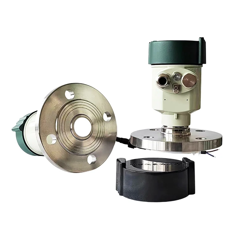 Factory Price Hot Level Transmitter Non-contact Water Level Alarm Sensor Cement Silo Level Gauge 1mm Accuracy 24V