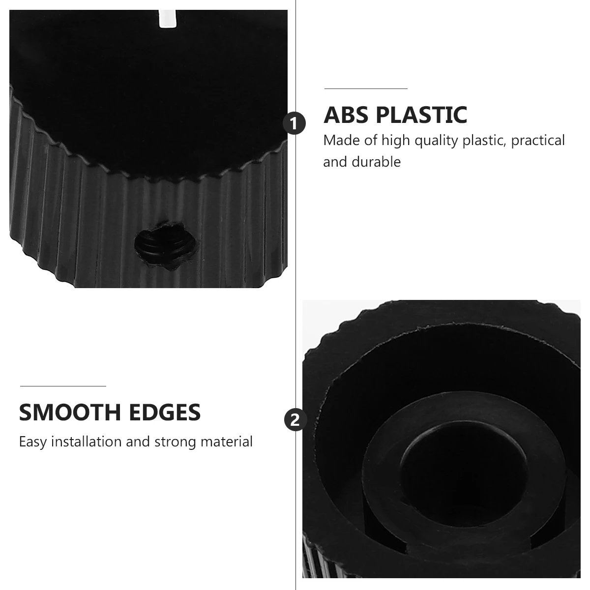 

6 Pcs Guitar Knob Electric Guitars Instrument Durable Tone Volume Control Bass Abs Plastic
