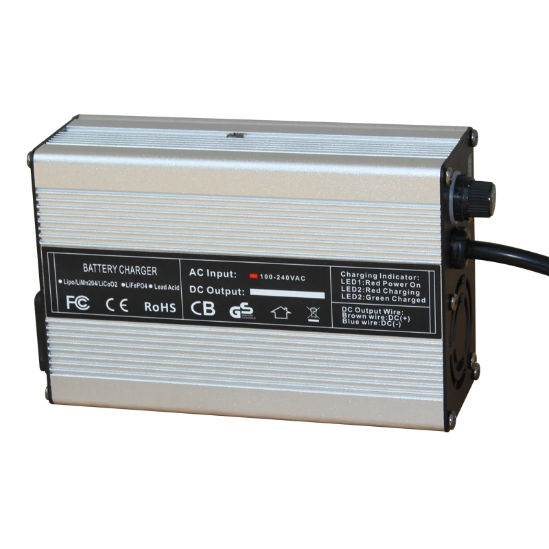 84V 2A oplader 72V lithium / LiMn2O4 / lico2 batterijlader breedspanning automatische stop intelligente oplader