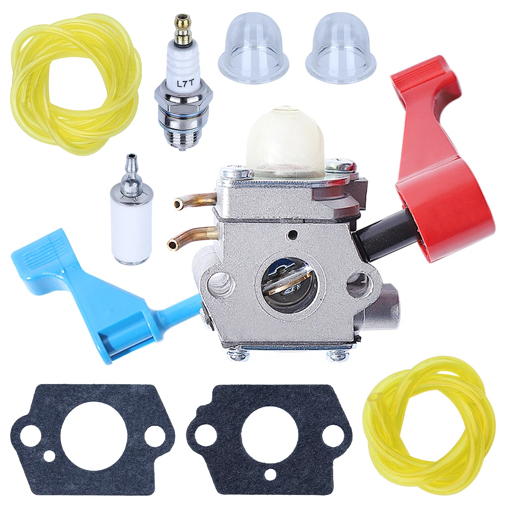 Imagem -03 - Kit Carburador para Motosserra Primer Bulbo Gás Weed Eater Featherlite Folha Blower Junta Linha de Combustível Primer Bulbo Fovan Fl1500 Fl1500le