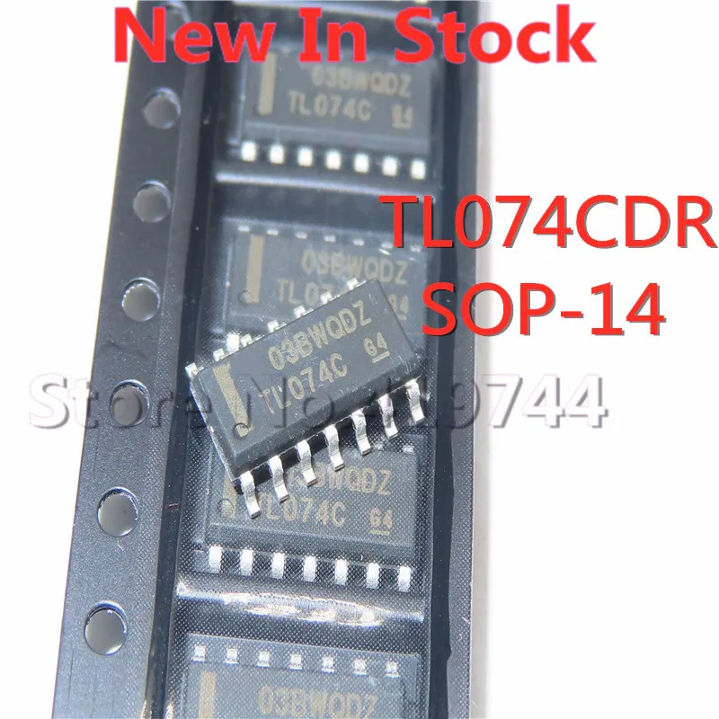 10PCS/LOT TL074 TL074C TL074CDR SMD SOP-14 operational amplifier Low power operational amplifier In Stock NEW original IC