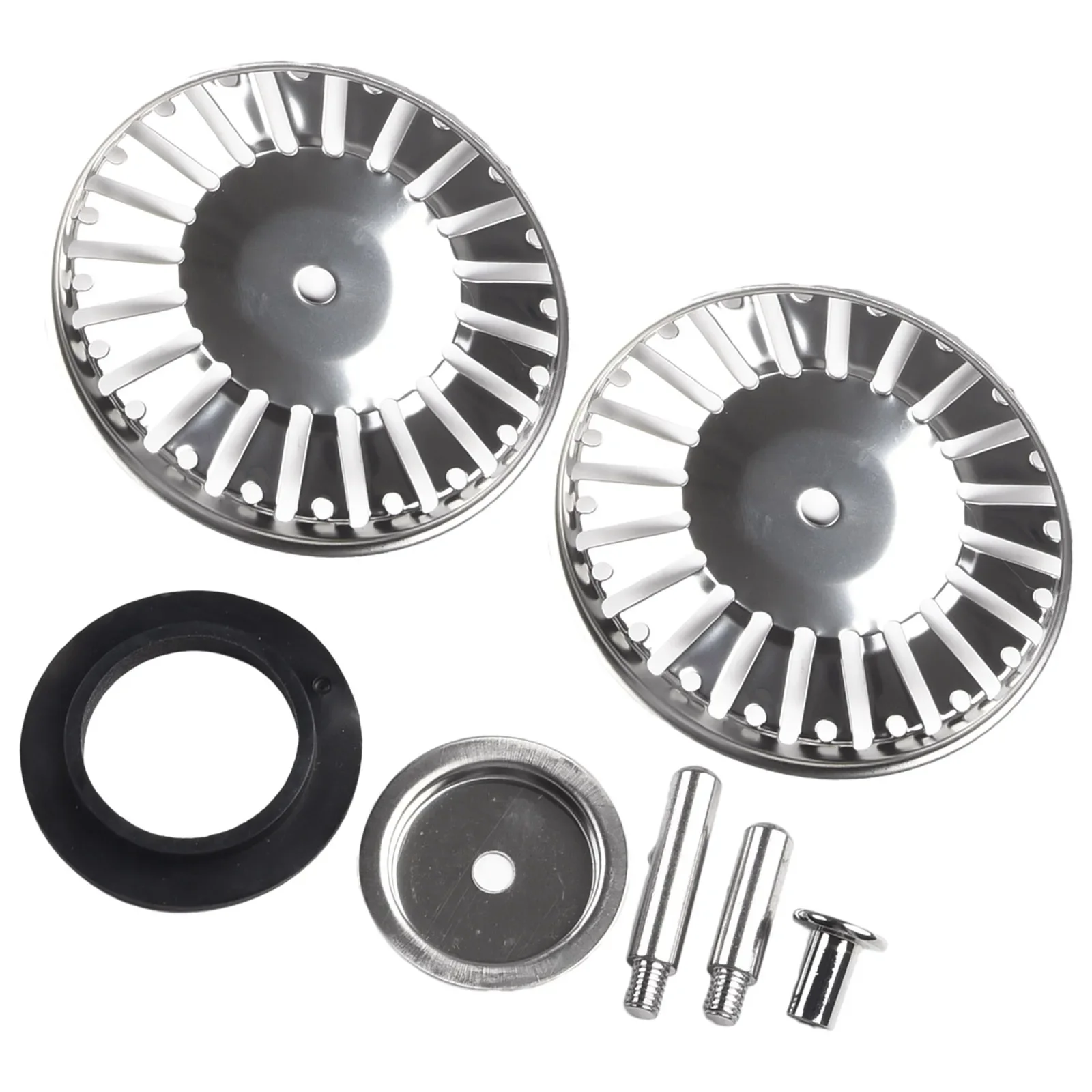 Stainless Steel Kitchen Sink Strainer 80mm 82mm 84mm Kitchen Water Basin Sink Drainer Strainer 1x Bathroom&Kitchen Sink Fitting