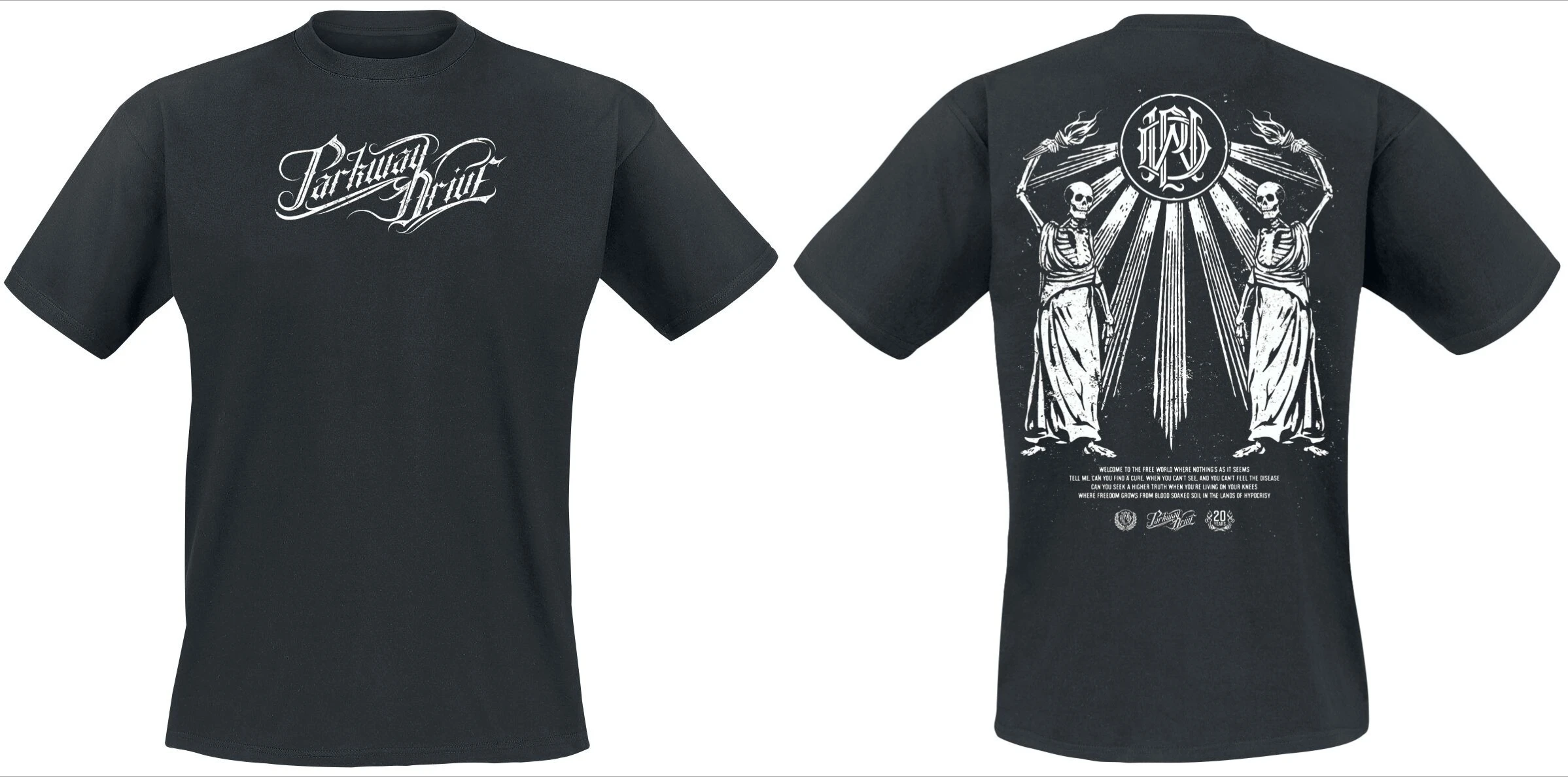 Parkway Drive x Sea Shepherd collaboration print T-shirt, a must-have for metalcore fans, casual and unisex, whale crew design.