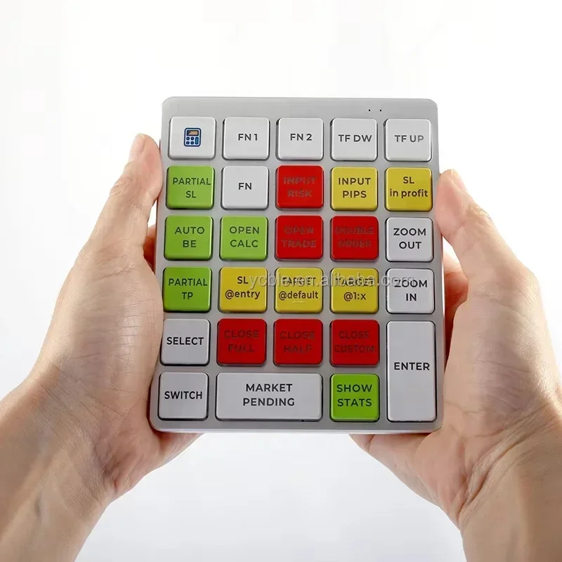 

new product ideas 2024 Oem custom BT mini trading keyboard programmable magic key numpad for metatrader