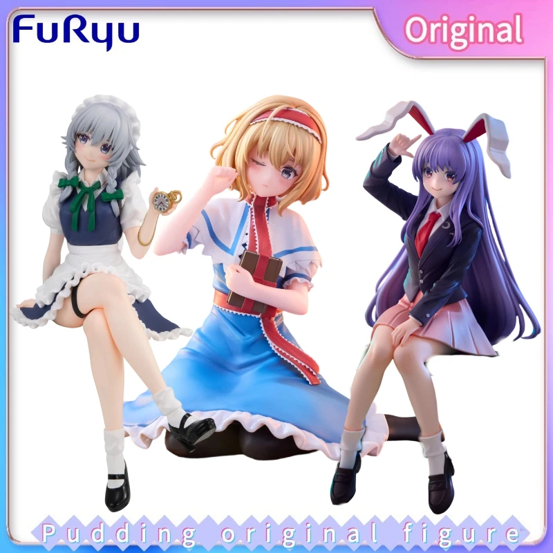 Figura FuRyu Noodle Stopper del Proyecto Touhou: Izayoi Sakuya / Reisen Udongein Inaba / Alice Margatroid, Figura de Anime