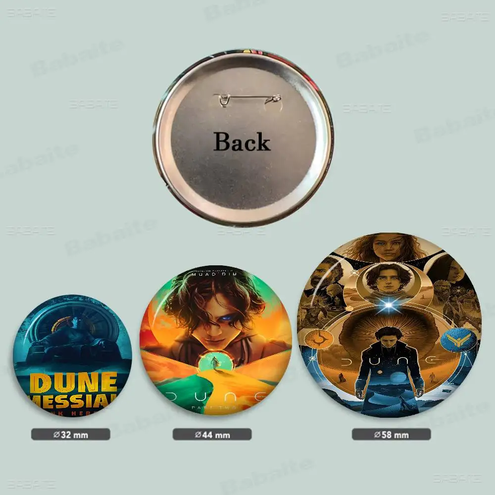 الكثبان الرملية جزء 2 2024 فيلم الخيال العلمي صفيح دبوس زر مخصص أنيمي دور المدرسة القديمة بروش الكرتون طوق شارة مجوهرات هدية المشجعين #5