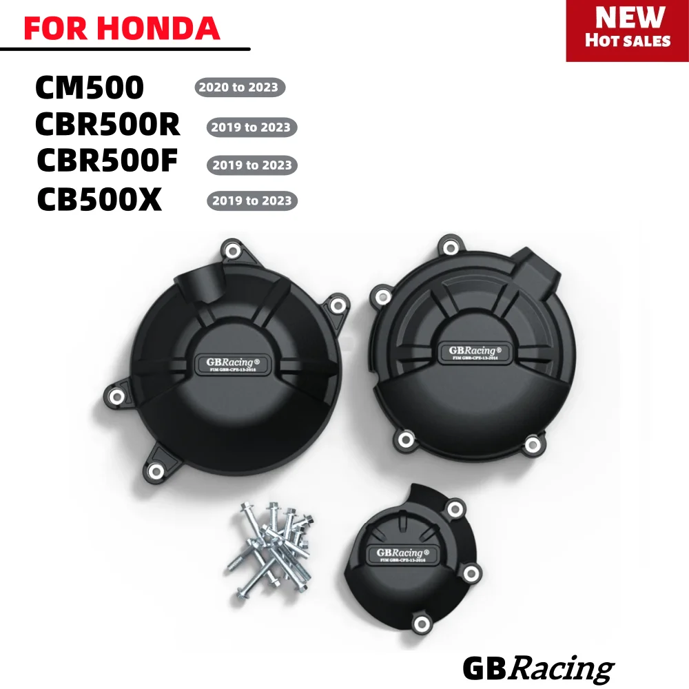 

GB Racing Motorcycle Accessories CB500X/F/R 2019-2023 CM500 2020-2023 HONDA'S Body and Frame, Clutch Engine Protection Cover