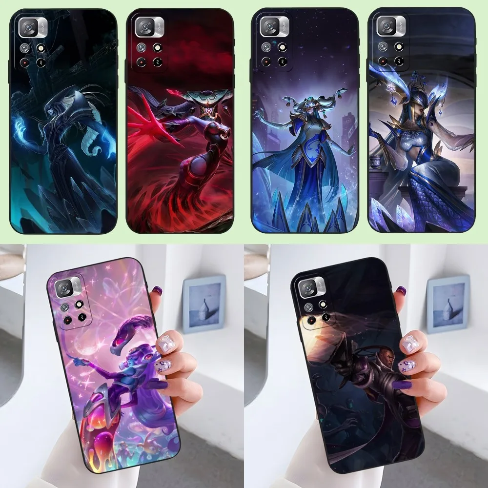 Lissandra Lucian Phone Case for Xiaomi Redmi Note 13 12 11 9 Ultra 10 Lite Poco F4 F5 X5 Pro Plus Cover