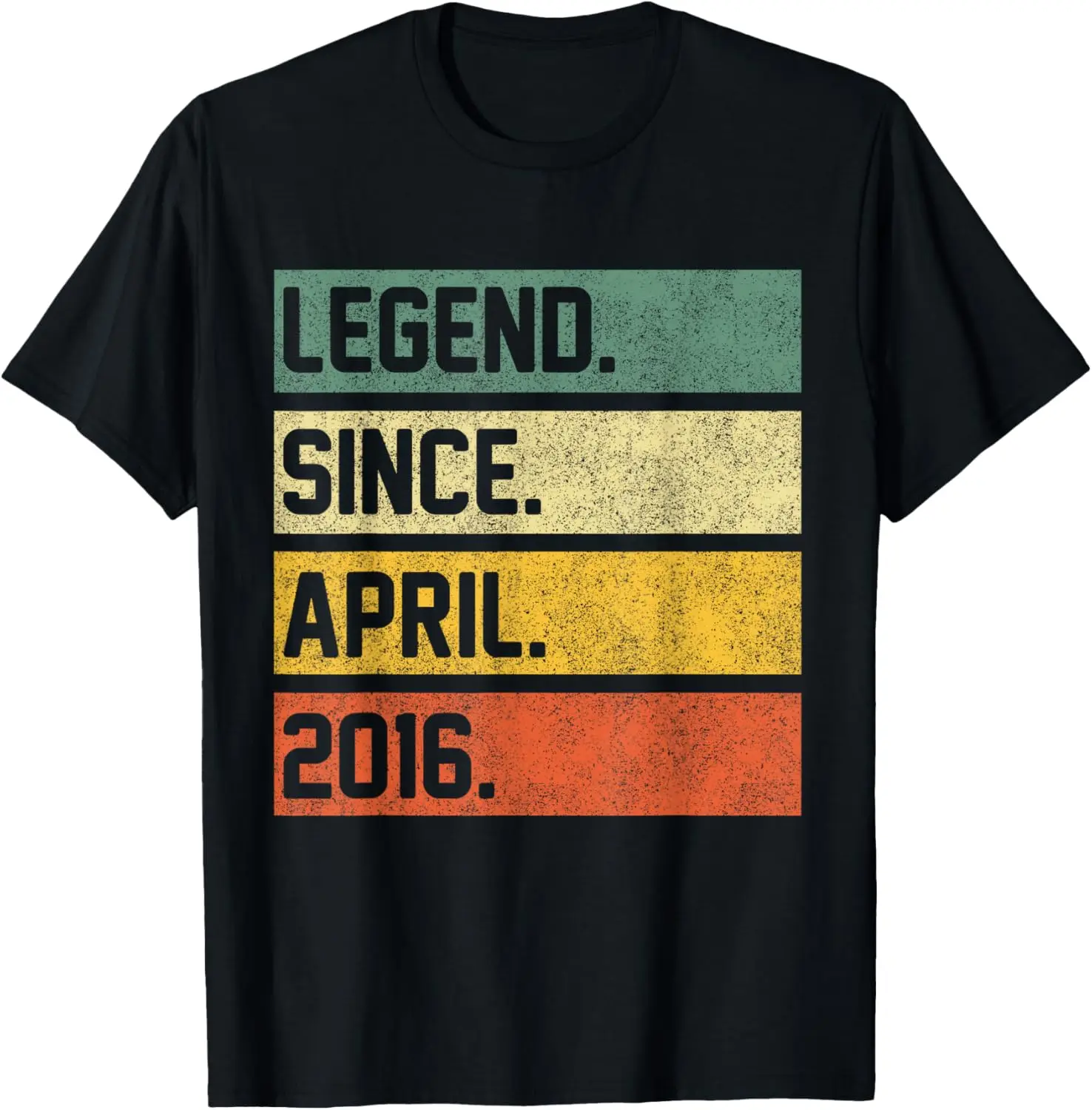 Legend Since April 2016 8 Years Old Gift 8th Birthday Boys T-Shirt