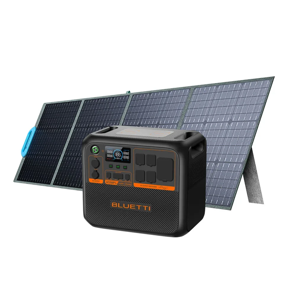 Portable Power Station with Solar Panels Perfect for Camping and Emergency Backup