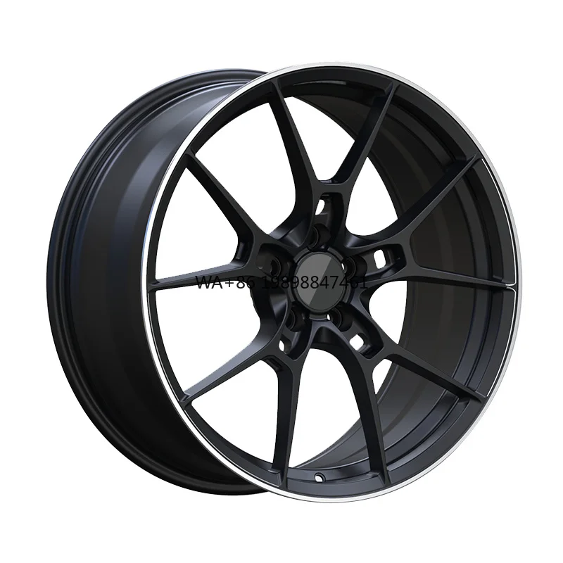 Luxury Passenger Car Concave Design JWL VIA Certified OEM Fitment Factory Direct Sale Matte Black Alloy Rims 20x9 5x1143 Forged