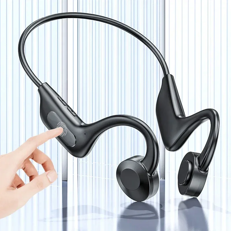 

IPX8 Waterproof Bone Conduction Headphones Bluetooth 5.4 Wireless Not in Ear with Built in MP3 for Swimming Running Sports