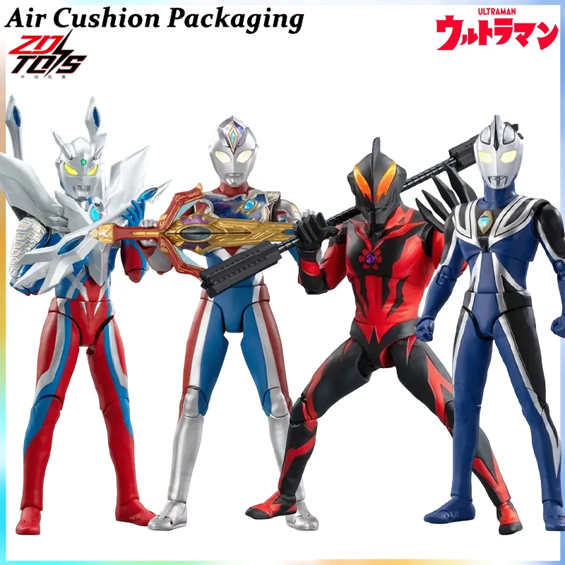 

ZDTOYS Genuine Ultraman Light Series Agul Belial Decker Shining Type Ultimate Sailor Tokusatsu Fan Action Figures Model Toys