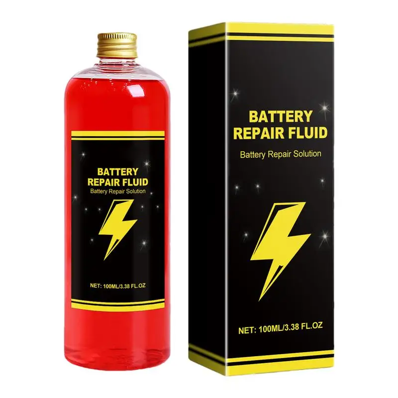 Battery Repair Fluid Safe 100ml Repair Fluid Battery Restore Liquid Efficient Repair Extends Battery Life For Golf Cart Truck