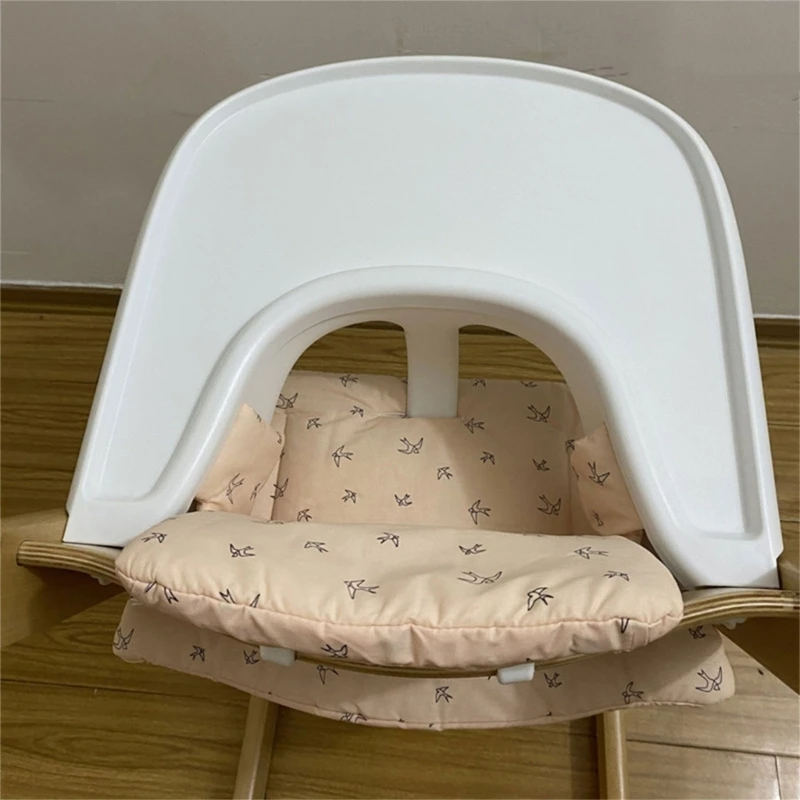 Baby Seat Cover with Graphics High Chair Cushion Cotton Seat Covers for Toddler Infant Comfortable Waterproof Cushion A2UB
