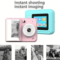 Digital Children Camera Photography Instant Print Photo 1080P Video Recorder Mini Thermal Printer Kids Camera Toy Birthday Gift