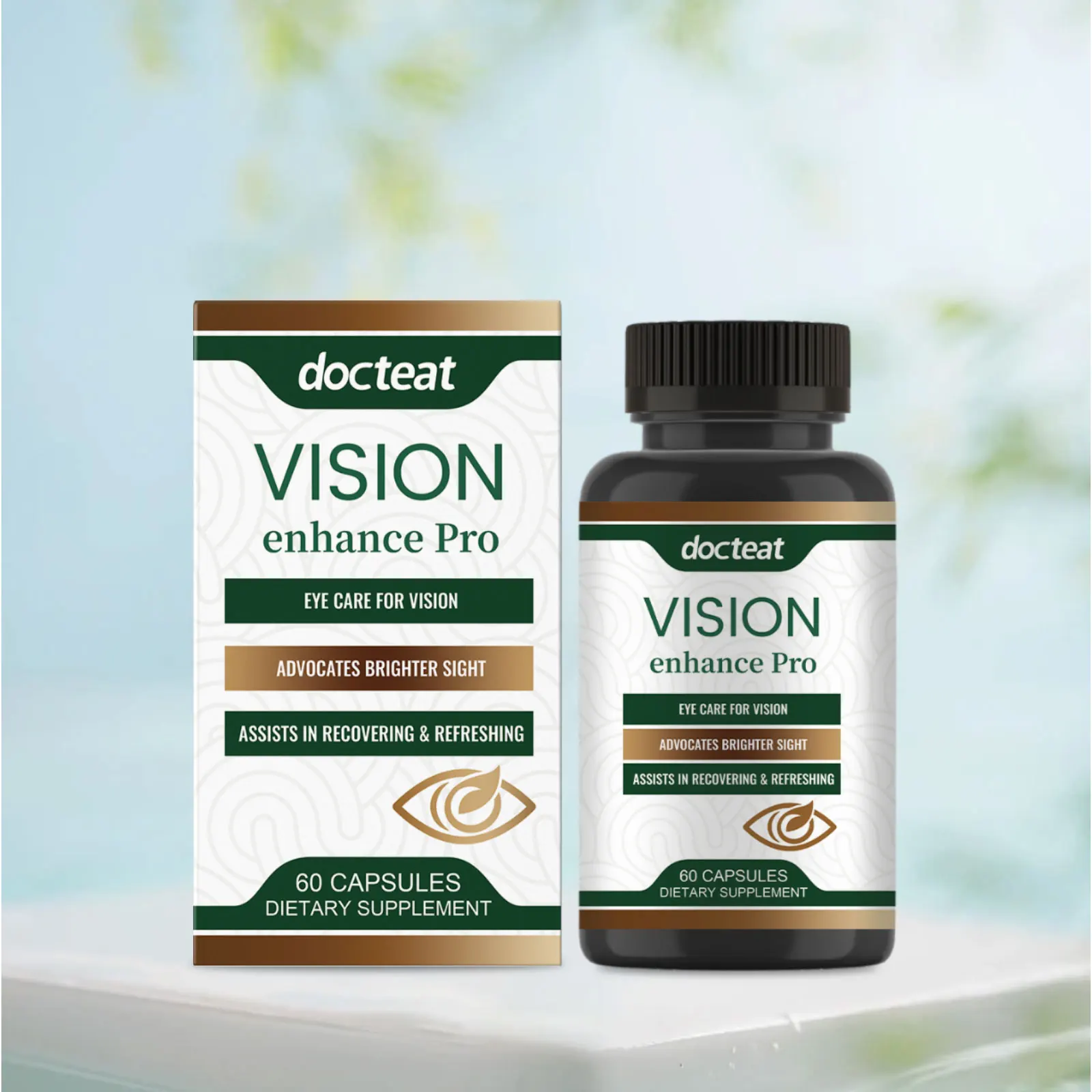 

Eye Care Capsules,60 capsules,Per Serving | Essential Eye Vitamins & Vision Health Dietary Supplement, NON-GMO.