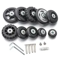 2Pcs Universal Replace Wheels Suitcase Parts Durable Replacement Axles Caster Wheel Repair Tools Kit Silent Caster With Screw 3