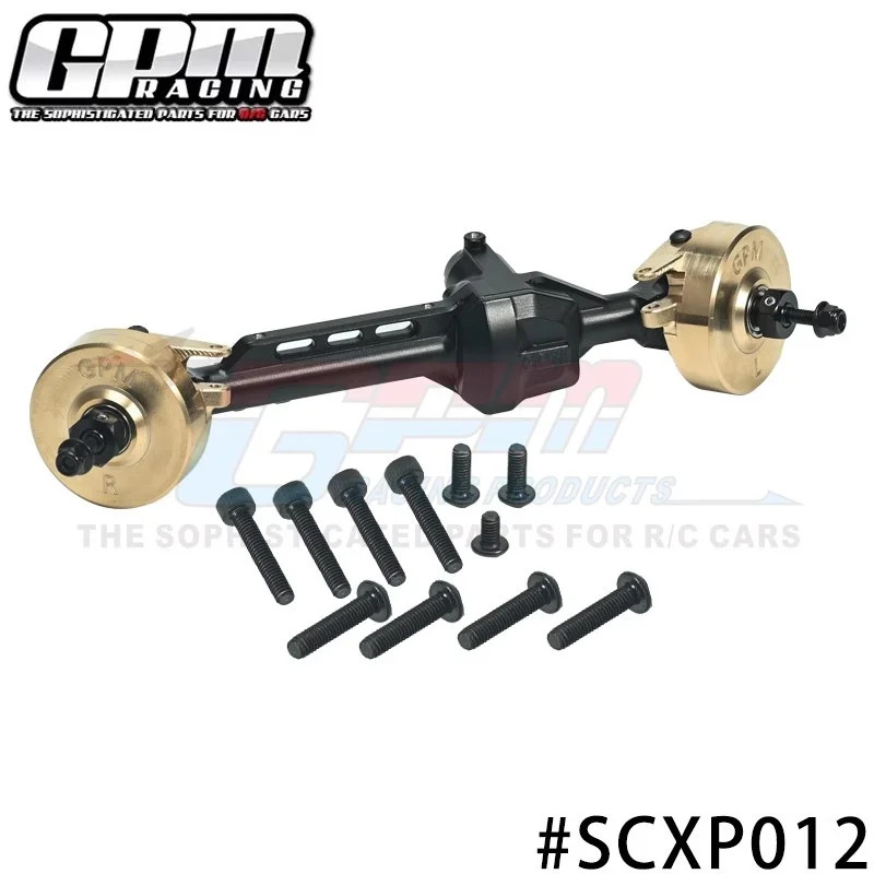 Axial 1/10 SCX10PRO Scx10iii Ford Bronco 7075 front axle with counterweight steering cup