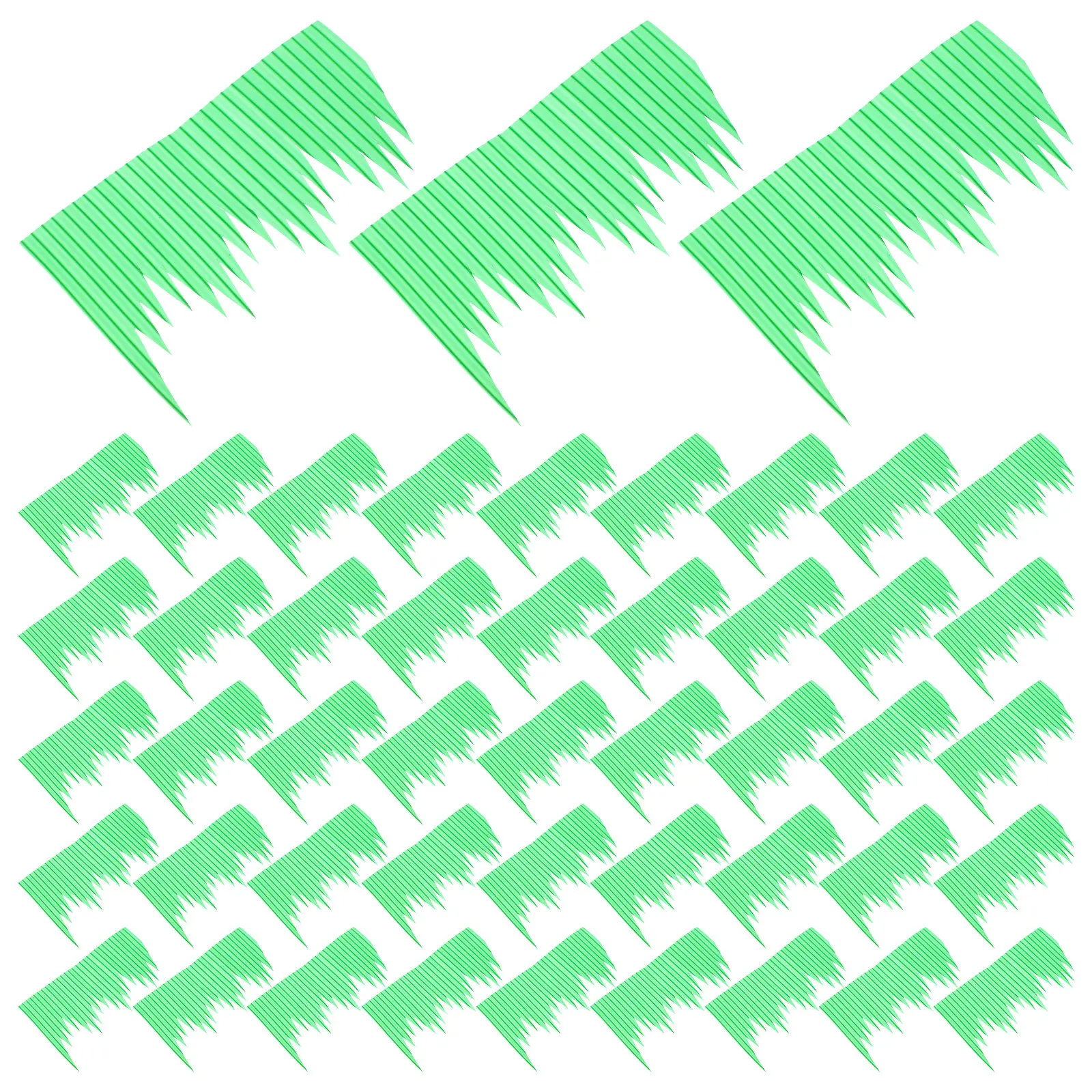 

2000 шт. искусственной травы для суши, высококачественная имитация растений для холодных блюд, сашими, украшения для подачи лосося, декоративные принадлежности