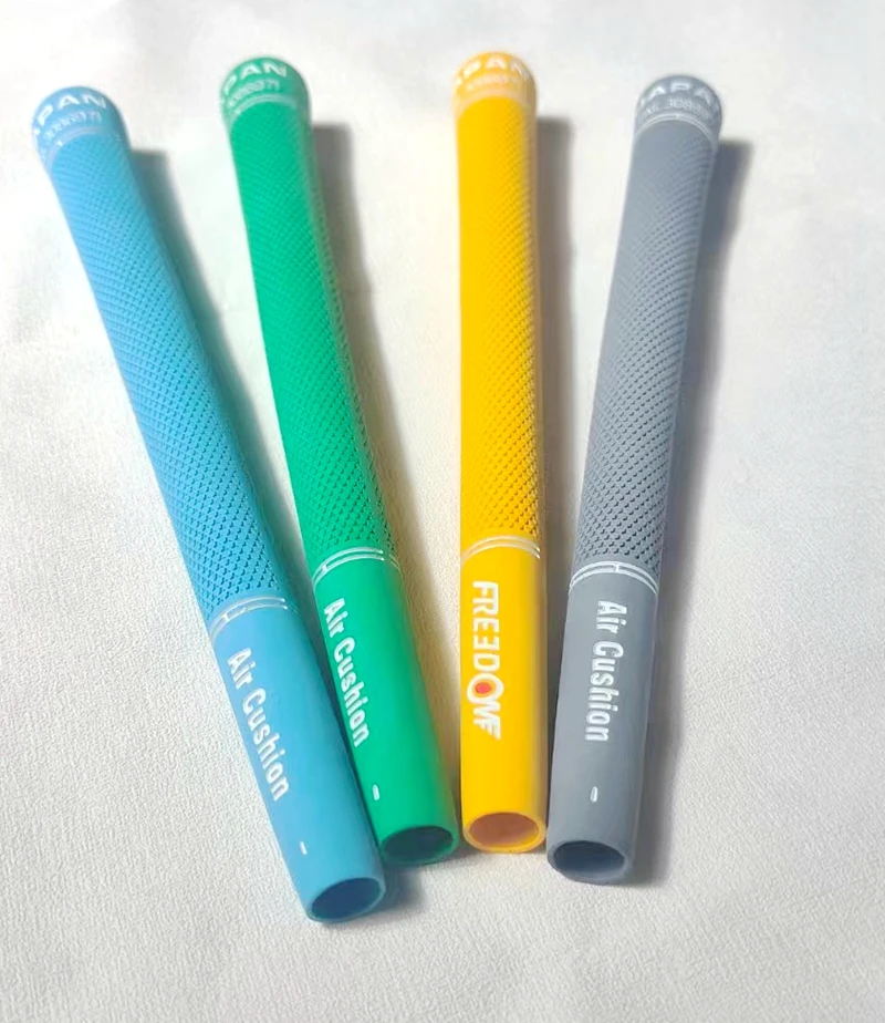 مجموعة جديدة مكونة من 5 قطع من مقابض نادي الجولف من المطاط الطبيعي غير قابلة للانزلاق مكاوي جولف قياسية عالمية/مقابض خشبية للممر 7 ألوان