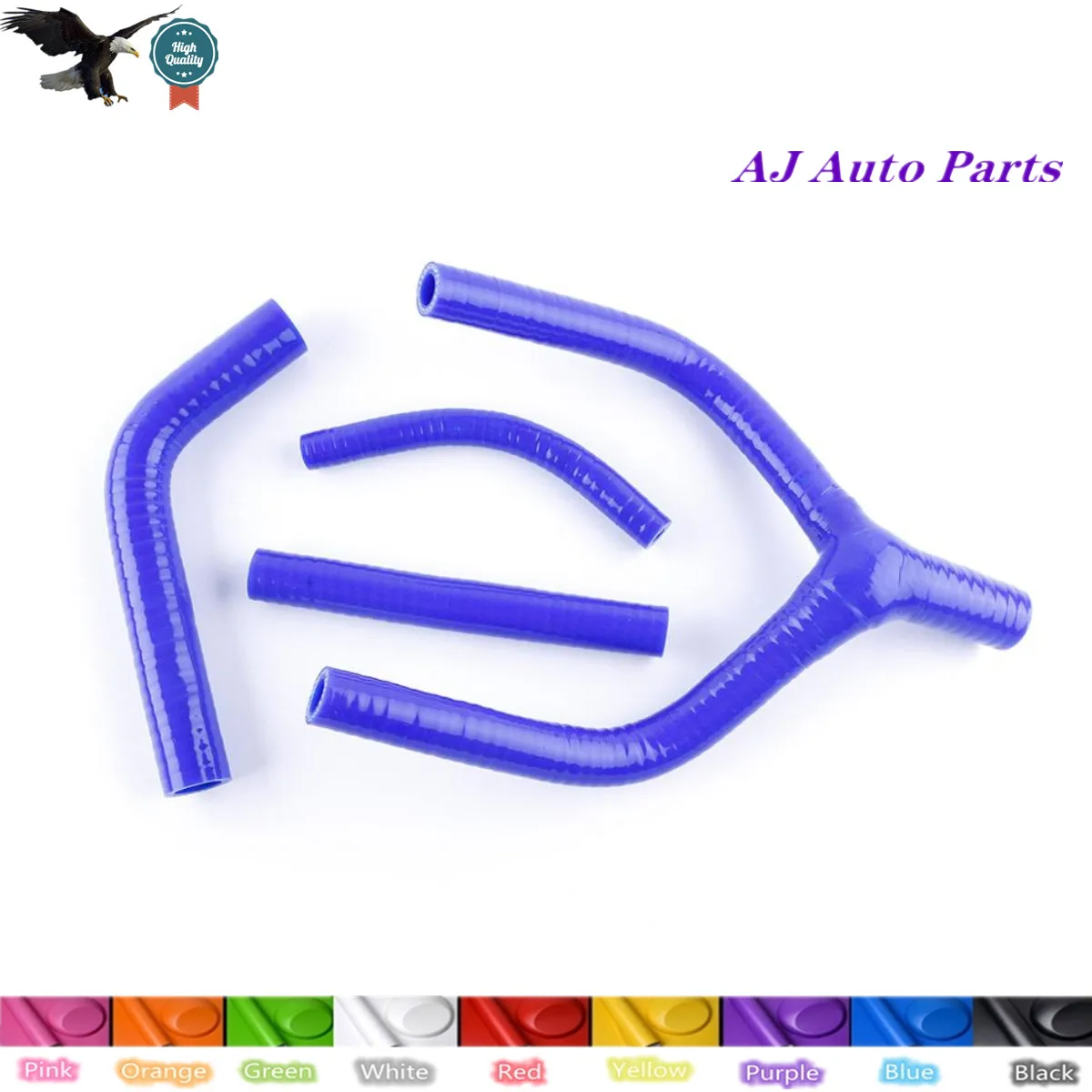 FOR YAMAHA YZ 125 1993 1994 1995 HIGH PERFORMANCE SILICONE COOLANT RADIATOR HOSES （3 -PLY Hose ）