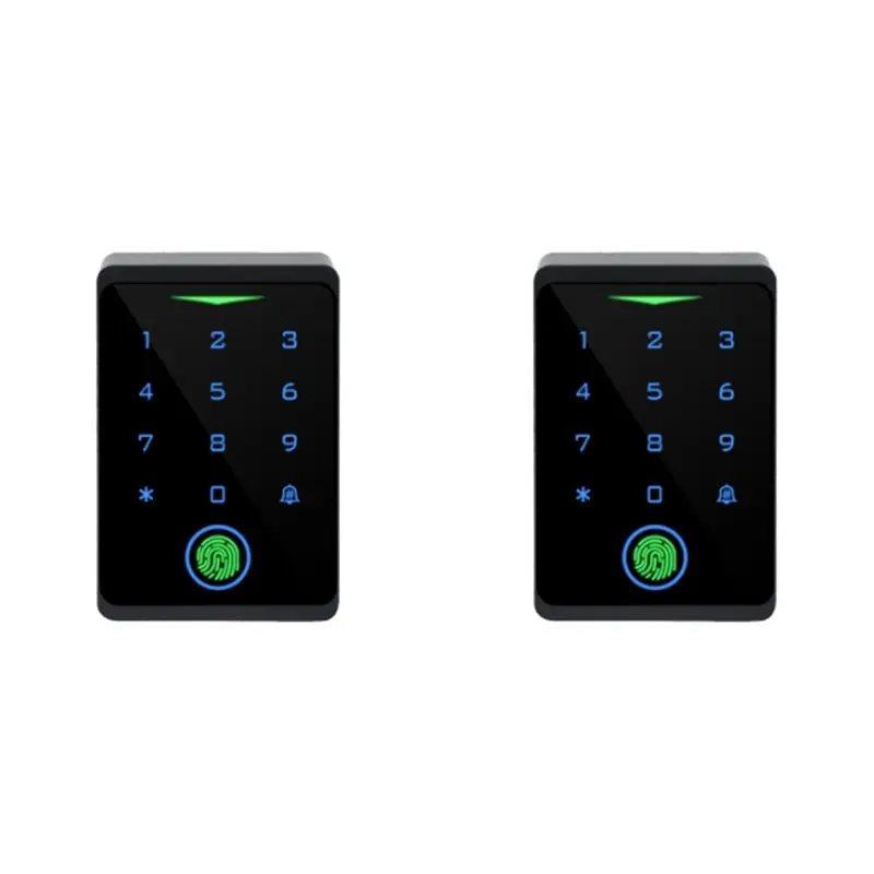 AS95-2X Tuya APP Door Lock IP66 Waterproof Keyless Biometric WIFI Access Control Standalone Keypad Fingerprint RFID