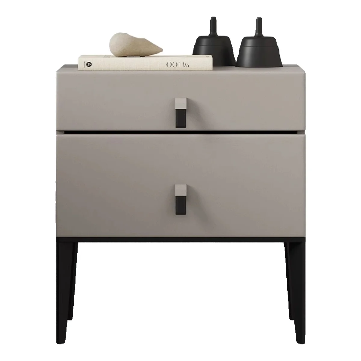 

Nordic Designer Modern Minimalist Style Bedside Cabinet Light Luxury Italian Simple Storage For Bedroom Nightstands