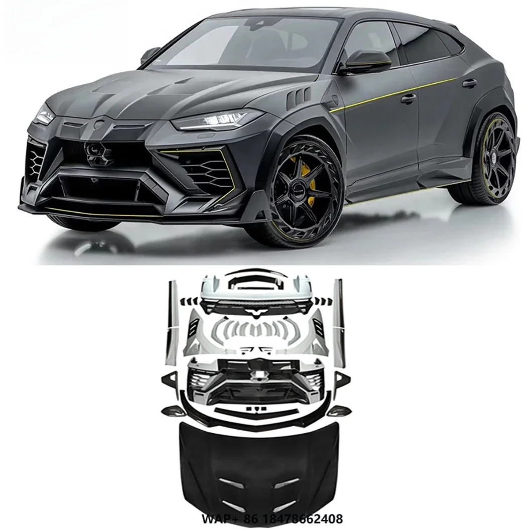 Dry Carbon Body Kit for Lambor Urus MSY Style Front Bumper Lip Side Skirts Fender Rear Wing Car Accessories