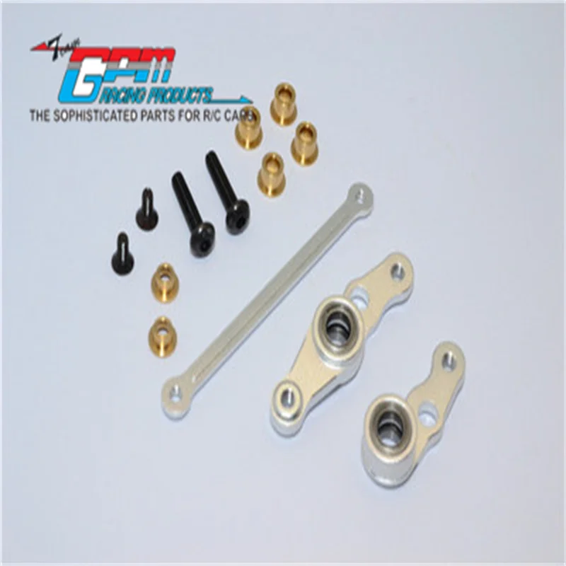 GPM ALLOY STEERING ASSEMBLY - 1SET FOR TAMIYA DF01/TA01/TA02/M1025 HUMMER RC Upgrade