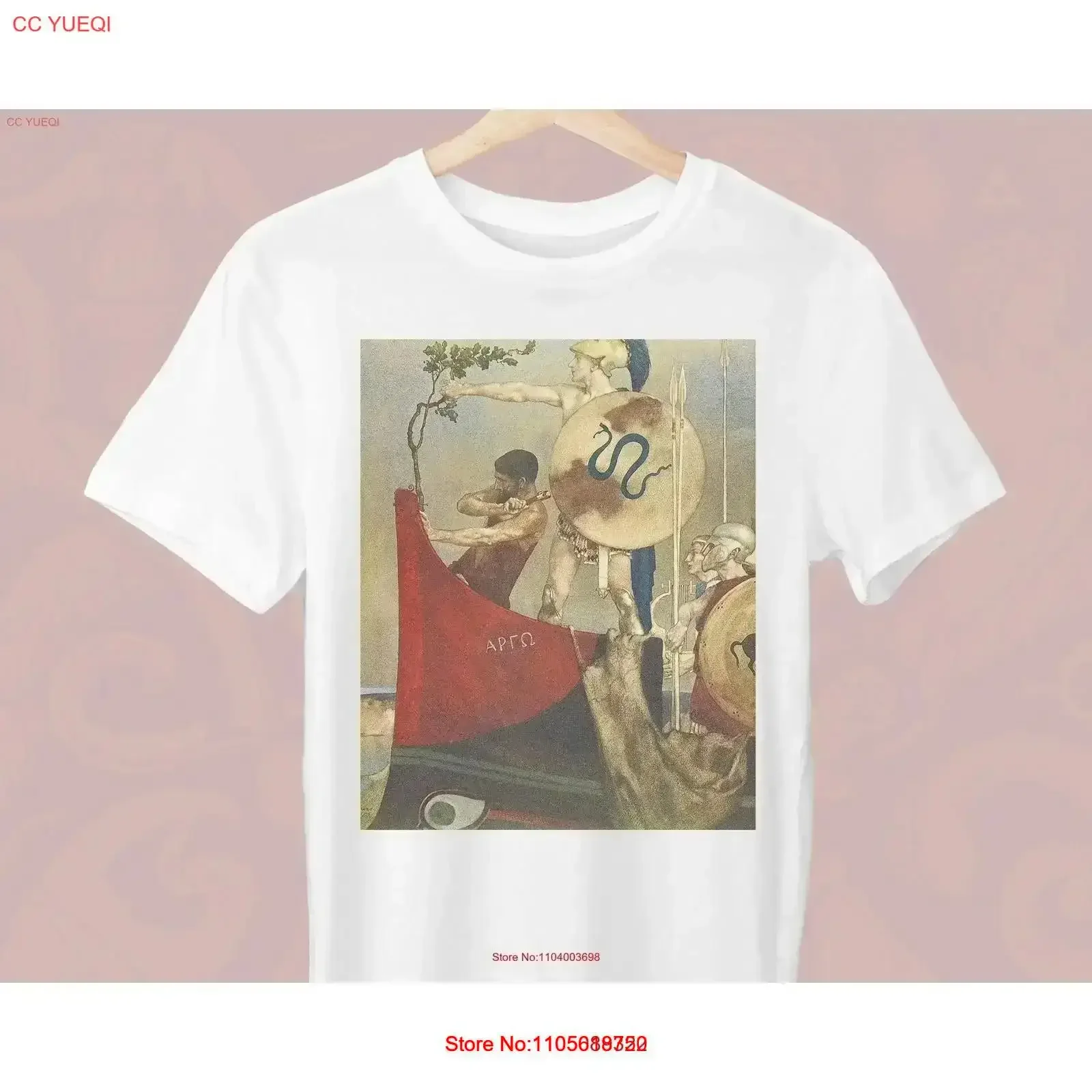 They took the bough and came to Iolcos nailed it beak head of ship T Shirt Greek Mythology vintage Washed Soft Slightly