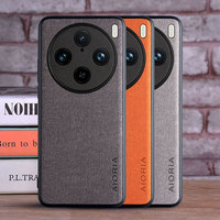 Textile Case for vivo X100 Pro 5G X100 5G Soft TPU with Hard PC material perfect touching Casefeel for vivo X100 Pro 5G X100 5G
