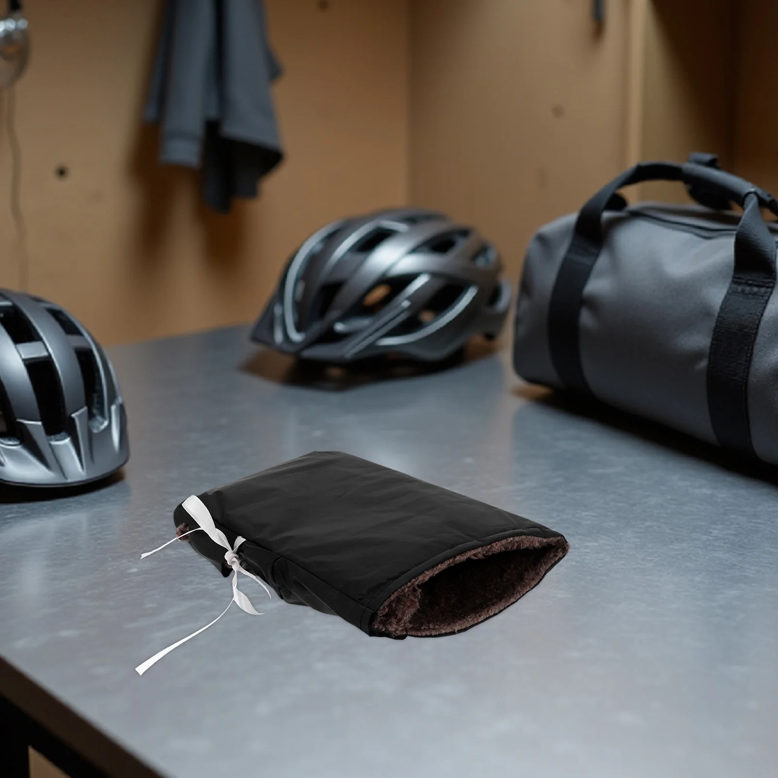 

2 шт. водонепроницаемые теплые перчатки из полиуретана для мотоциклетного руля, ветрозащитные перчатки для скутера и квадроцикла, чехлы на руль для квадроцикла