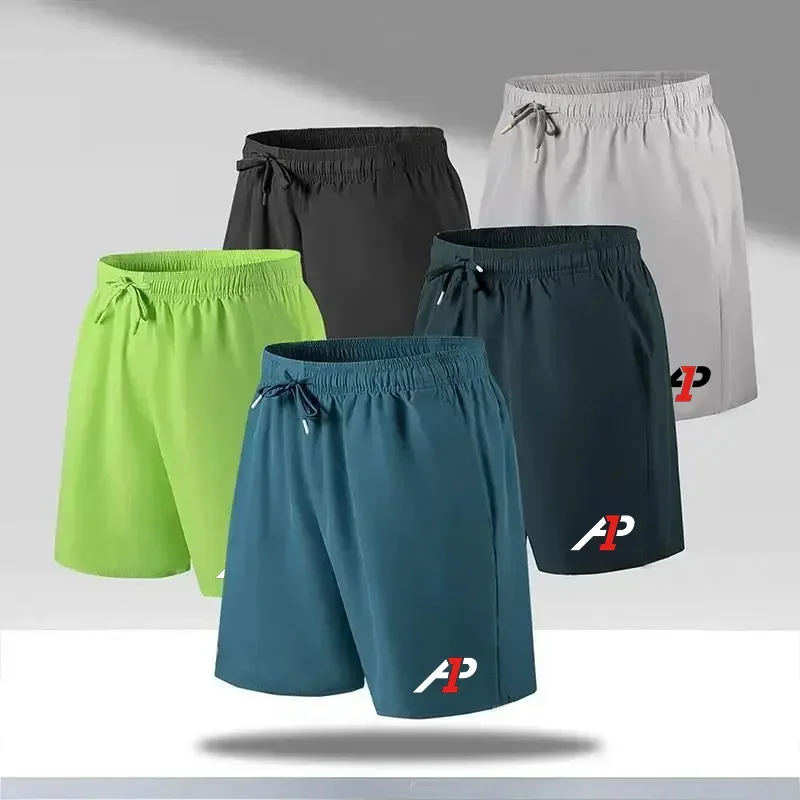 2024 Summer New Sports Fitness Men's Shorts Breathable Tennis Quick-drying Pants Outdoor Running Fitness Leisure Sportswear