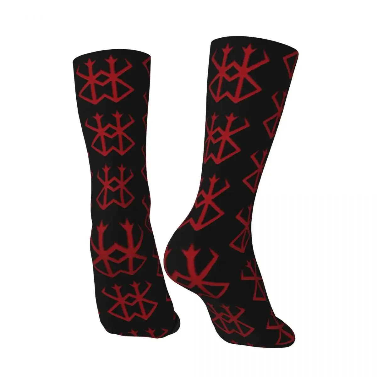 Funny Happy Men's compression Socks Theme Image Retro Harajuku The Guts Brand Of Sacrifice Hip Hop Pattern Crew Crazy Sock