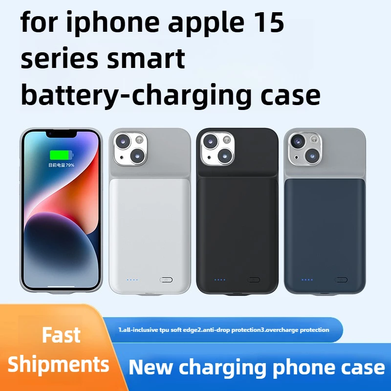 

Suitable for Iphone15 Back Clip Power Bank External Battery 15pro for Iphone Case 15pro Max Power Bank