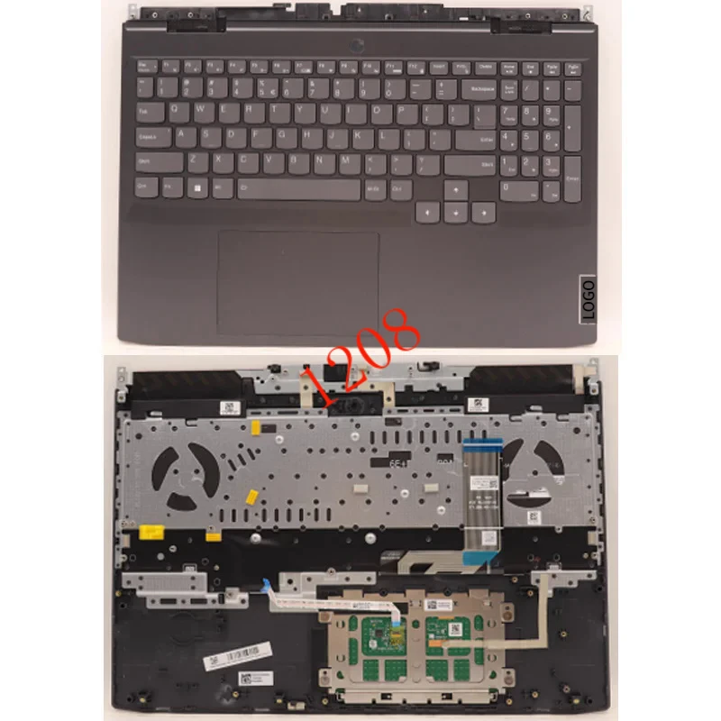 

New for Lenovo IdeaPad gaming 3 15iah7 laptop laptop C-cover with keyboard US English euro Black backlight 5cb1h30531