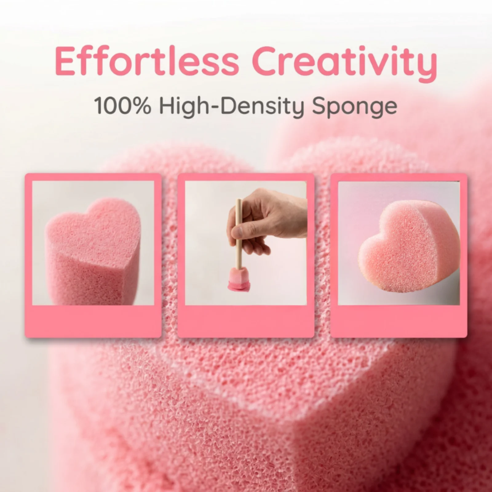 5/10pcs Heart Shape Sponge Lov - Art Craft Love recension och pris