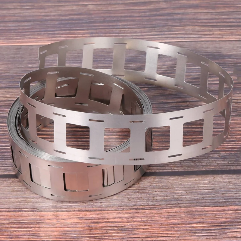 2X 5M sangle en Nickel 0.15X27mm batterie au Lithium bande de Nickel Lithium-Ni plaques Batteries utilisées pour le paquet 18650