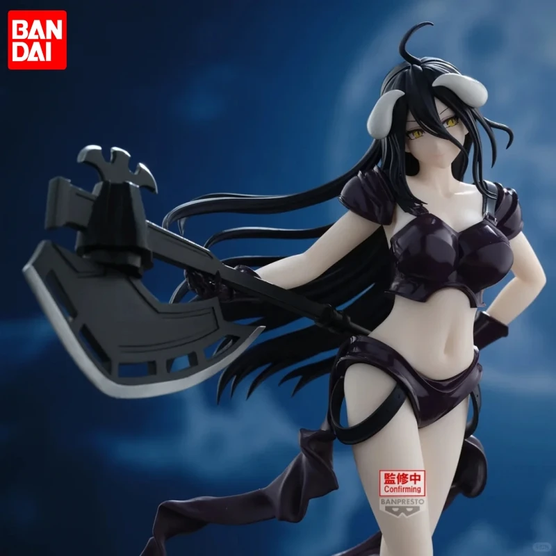 جديد حقيقي بانداي نامكو بانبريستو أفرلورد ألبيدو الاسترخاء الوقت لفة ضمادة الإصدار. 20 سنتيمتر أنيمي الشكل حلية جمع اللعب الهدايا