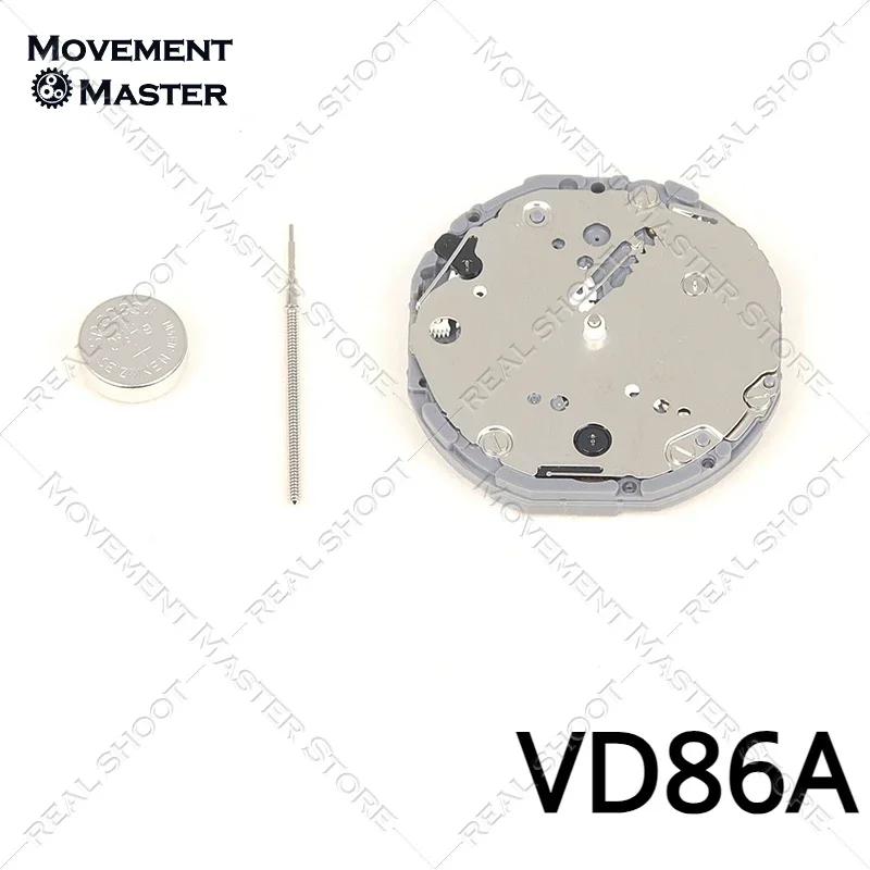 Tianmadu VD86A Quartz Movement New Original VD86 Movement 5Hands 2/6/10 Small Second Watch Movement Accessories in Japan